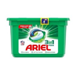 Ariel 3in1 Automatic Laundry Detergent Pods - 15 Capsule