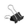 Black Binder clips 55 mm - 12 per pack