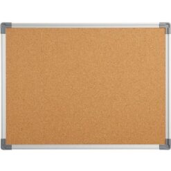 Cork Board, Aluminum Frame - (60 x 90 cm)