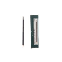 Faber-Castell Wood Pencil Set with Eraser, HB, Model 2122 (12 Pencils)