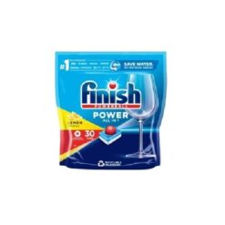 Finish Powerball Quantum All in One Dishwasher Tablets Lemon Sparkle Scent - 30 pods
