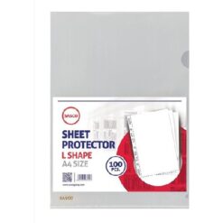 L-Shape plastic Folder Protector A4 Size - 50 per pack