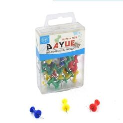 Push Pins, Multicolor - 40 pcs