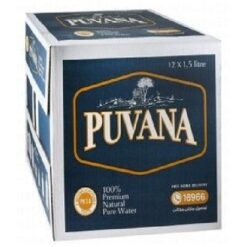 Puvana Natural Pure Water (12 × 1.5 L)