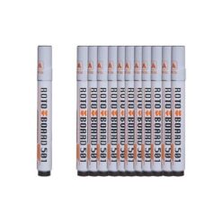 Roto White Board Marker - Black - 12 Pens